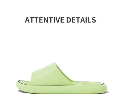 Summer Women Home Slippers Fashion Beach Flat Sandals Soft Comfortable Non-Slip Slides Indoor Outdoor Men Bathroom Flip Flops