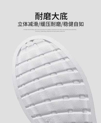 2025 Spring Classic Men Leather Casual Shoes Cross-border Hot Sale Versatile Man Sneakers Loafers Fashion Large Size Board Shoes