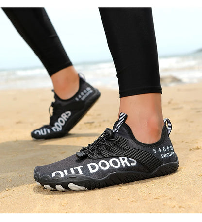 Women Men Beach Swimming Pool Aqua shoes Hiking Shoes Quick Dry One Stirrup Surf Waterpark water shoes Yoga Camping Fishing Shoe