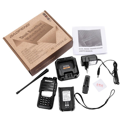 Baofeng UV-9R Dual Band Waterproof IP67 Walkie Talkie Long Range Handheld Two Way Radio Communication For Camping Hotel