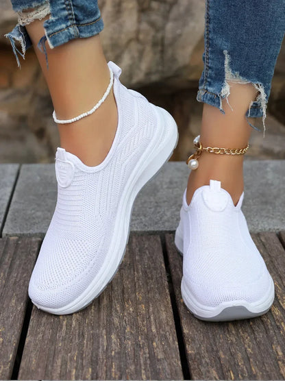 2025 New Summer Mesh Breathable Large Women's Casual Shoes Soft Sole Lightweight Women's  Single  Shoes Free Shippiing Shoes