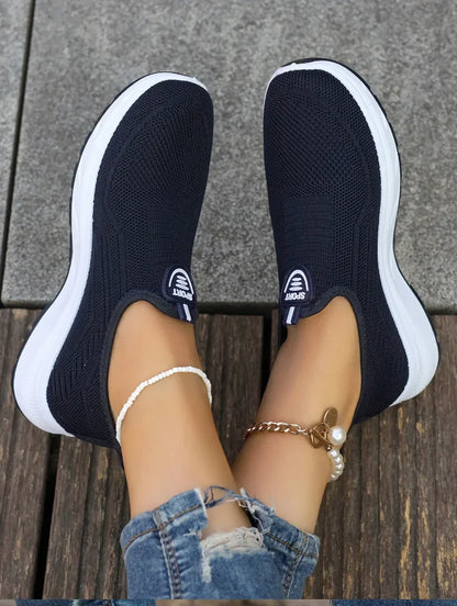 2025 New Summer Mesh Breathable Large Women's Casual Shoes Soft Sole Lightweight Women's  Single  Shoes Free Shippiing Shoes