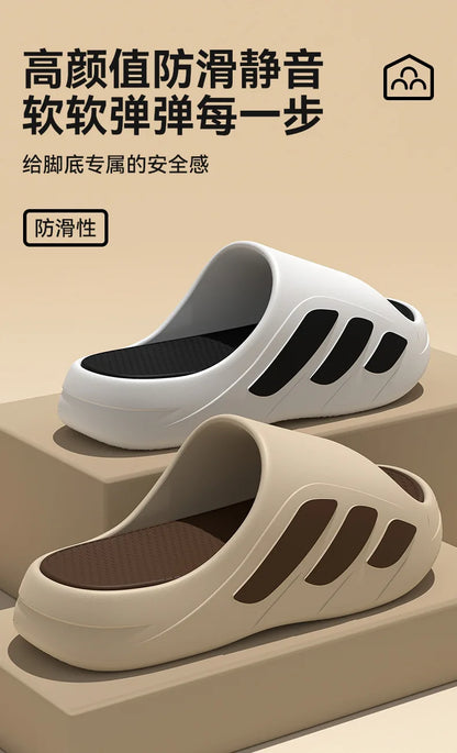 Women's Sabot Shoes Anti-slip and Odorproof Soft Bottom Women's Sandals Summer 2025 Indoor Slippers Sports Style Woman