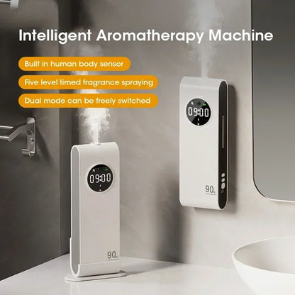 Wireless Hang Aromatherapy Machine Air Freshener Purifier with Night Light Essential Oil Perfume Diffuser Living Room Deodorizer