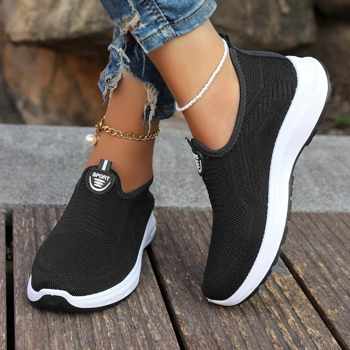 2025 New Summer Mesh Breathable Large Women's Casual Shoes Soft Sole Lightweight Women's  Single  Shoes Free Shippiing Shoes