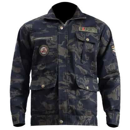 Spring and Autumn Work Clothes Men Wear Thick New Suit Pants Site Maintenance Auto Repair Clothing Clothes for Men