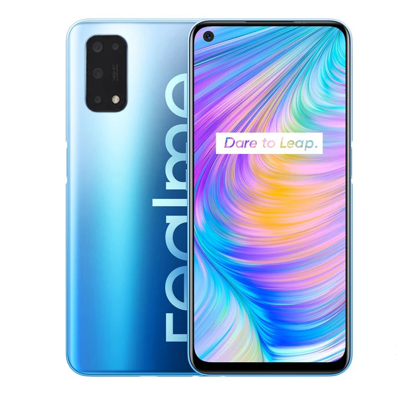 OPPO Realme 7 5g Smartphone Global firmware MTK Dimensity 720 camera 48MP+16MP 8GB 128GB realme UI v3.0 5000mAh  Used Phone