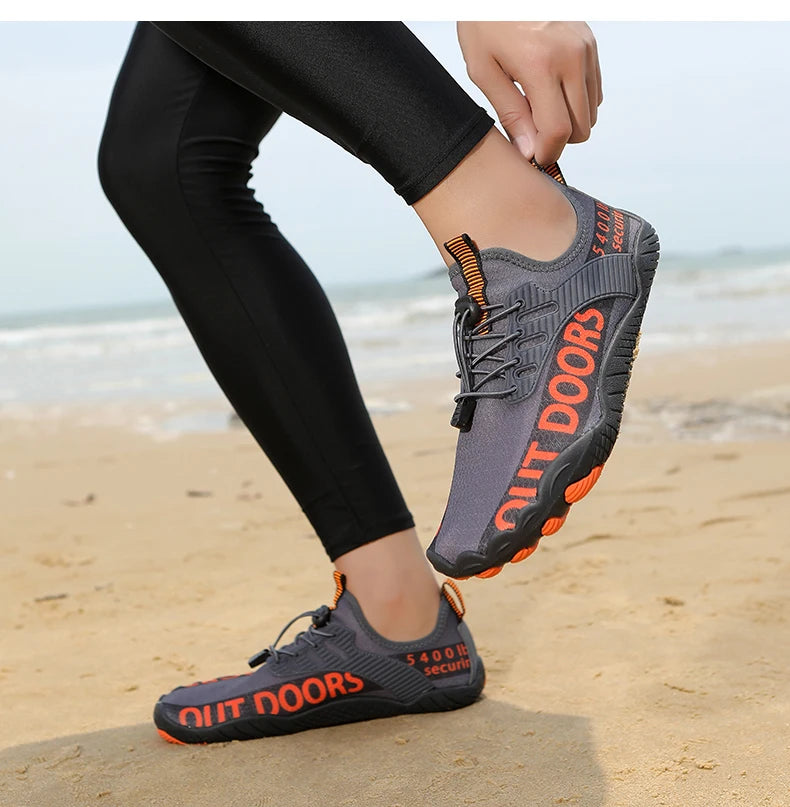 Women Men Beach Swimming Pool Aqua shoes Hiking Shoes Quick Dry One Stirrup Surf Waterpark water shoes Yoga Camping Fishing Shoe