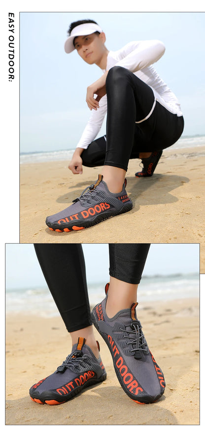 Women Men Beach Swimming Pool Aqua shoes Hiking Shoes Quick Dry One Stirrup Surf Waterpark water shoes Yoga Camping Fishing Shoe