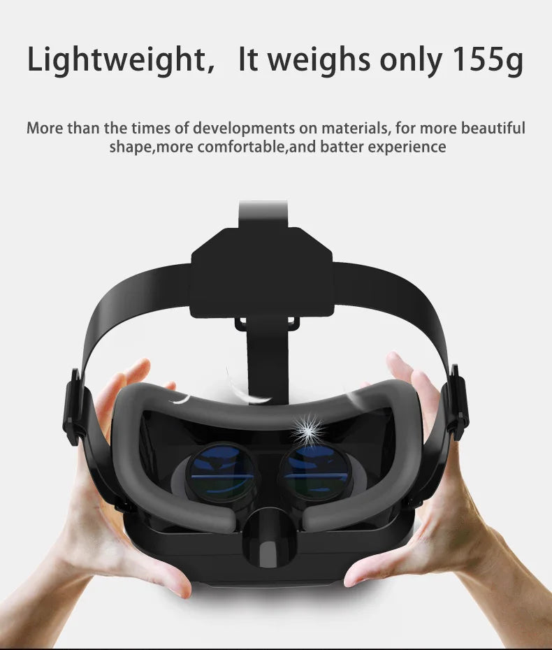 Shinecon VR Glasses 3D Headset Virtual Reality Devices Helmet Viar Lenses Goggle Smartphone Cell Phone Smart Games Mobile Viewer
