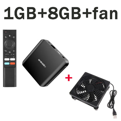 TV Box Android 14 8K TV98 ATV Plus Allwinner H313 Quad Core 5G Dual Wifi BT5.0 Support Smart Voice control Player 4K Set Top Box