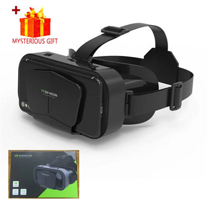 Shinecon VR Glasses 3D Headset Virtual Reality Devices Helmet Viar Lenses Goggle Smartphone Cell Phone Smart Games Mobile Viewer