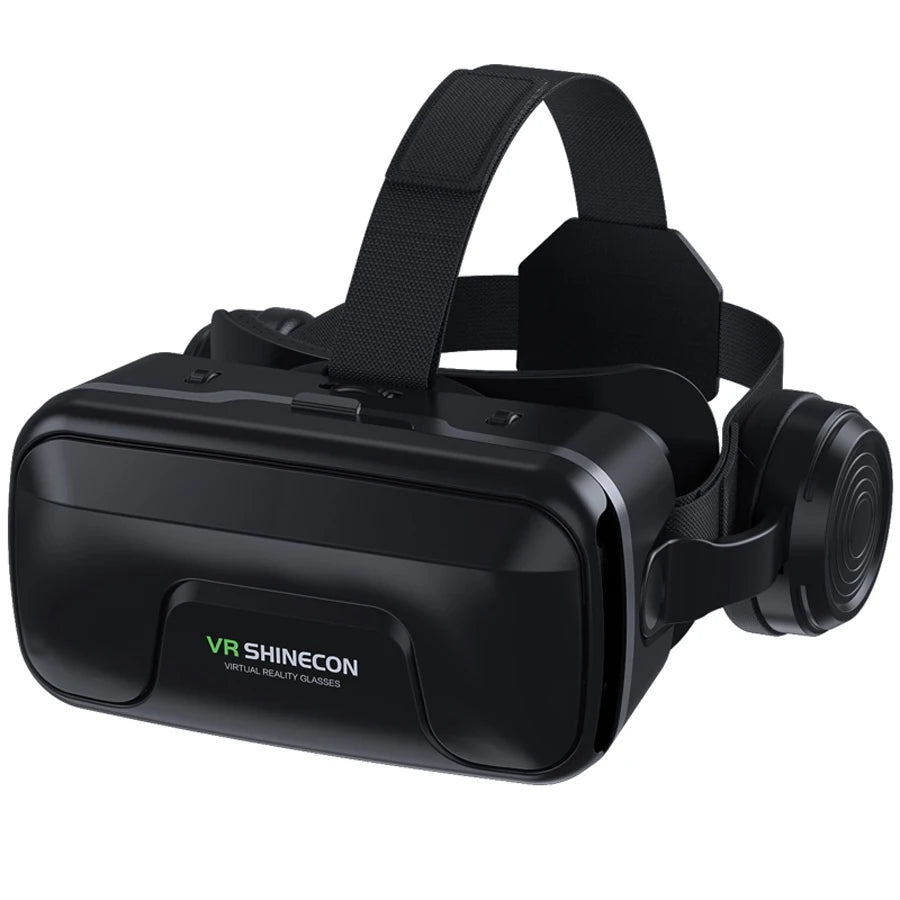 Shinecon VR Glasses 3D Headset Virtual Reality Devices Helmet Viar Lenses Goggle Smartphone Cell Phone Smart Games Mobile Viewer