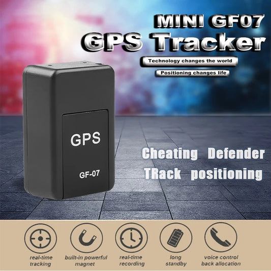 GPS Positioner GF07 Mini Tracking Positioner Rea!Time Tracking Remote Vehicle Positioning MobileRecording Listening Anti Loss