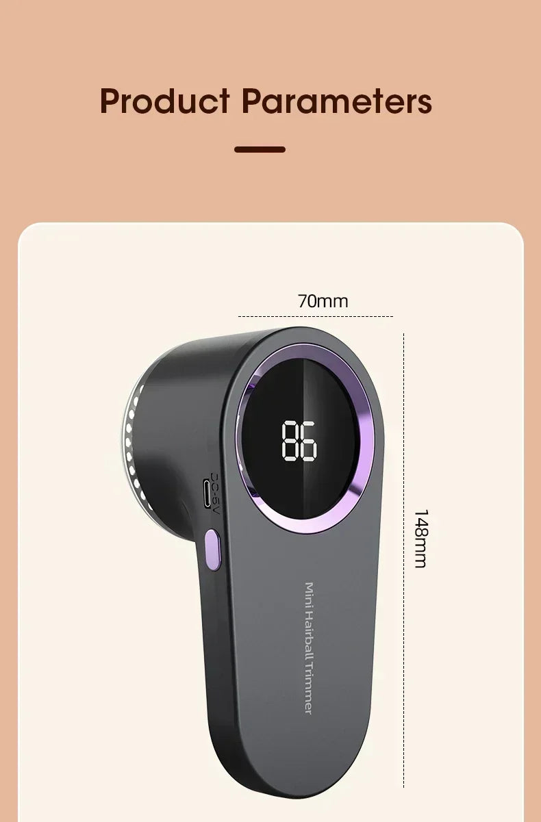Household Clothes Shaver Fabric Lint Remover Fuzz Electric Fluff Portable Brush Blade Professional Rechargeable Fur Ball Trimmer