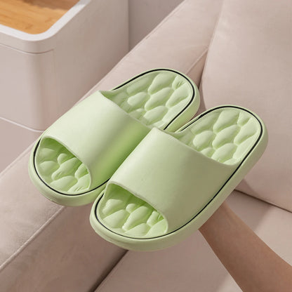 Summer Women Home Slippers Fashion Beach Flat Sandals Soft Comfortable Non-Slip Slides Indoor Outdoor Men Bathroom Flip Flops