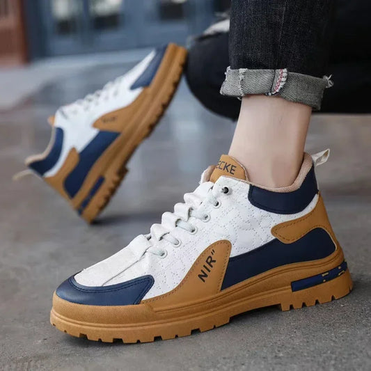 Quality Men's Shoes Outdoor Casual Shoes for Men Wear-Resistan Sneakers Comfortable Short Boots Men Not Slip Sports Shoes Tênis