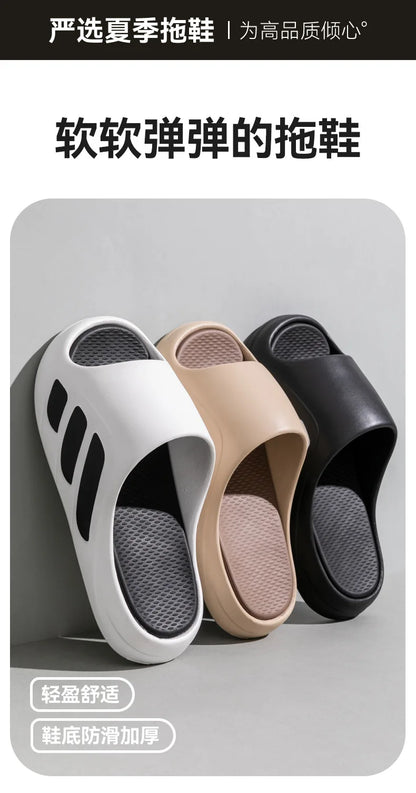 Women's Sabot Shoes Anti-slip and Odorproof Soft Bottom Women's Sandals Summer 2025 Indoor Slippers Sports Style Woman