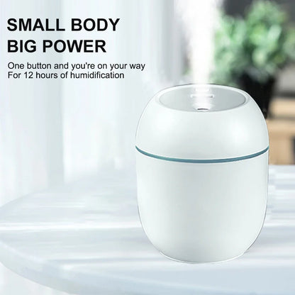 USB Mini Air Humidifier Aroma Essential Oil Diffuser For Home Car Ultrasonic Mute Mist Maker Diffuser with LED Color Lamp
