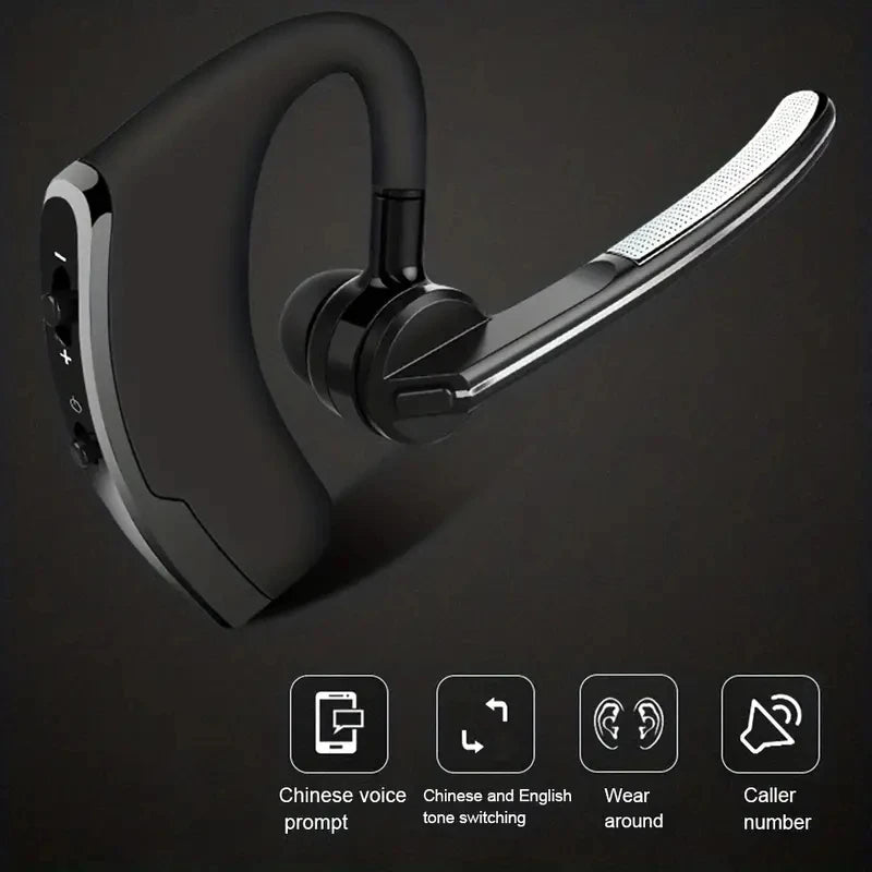 V8 Bluetooth Earphone Wireless Stereo HD Headphones V9 Bluetooth Hands In Car Kit With Mic For iPhone Samsung Huawei Phone