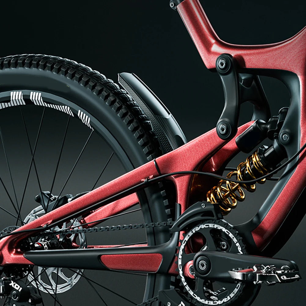 2pcs Mountain Bike Fenders with Tires PP Road Bike Front Rear Universal Fenders Wheel Mudguard Cycling Equipment