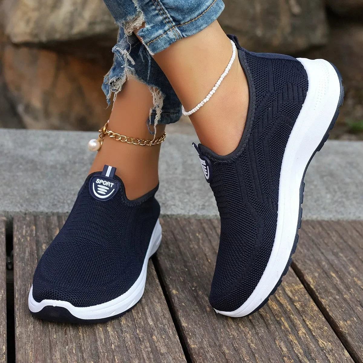 2025 New Summer Mesh Breathable Large Women's Casual Shoes Soft Sole Lightweight Women's  Single  Shoes Free Shippiing Shoes