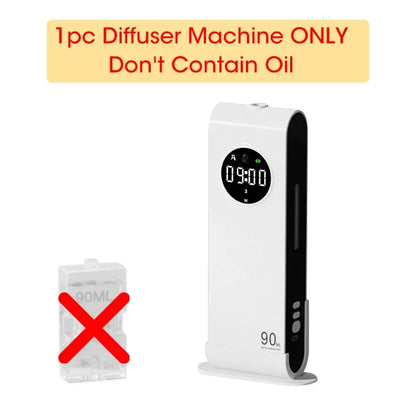 Wireless Hang Aromatherapy Machine Air Freshener Purifier with Night Light Essential Oil Perfume Diffuser Living Room Deodorizer