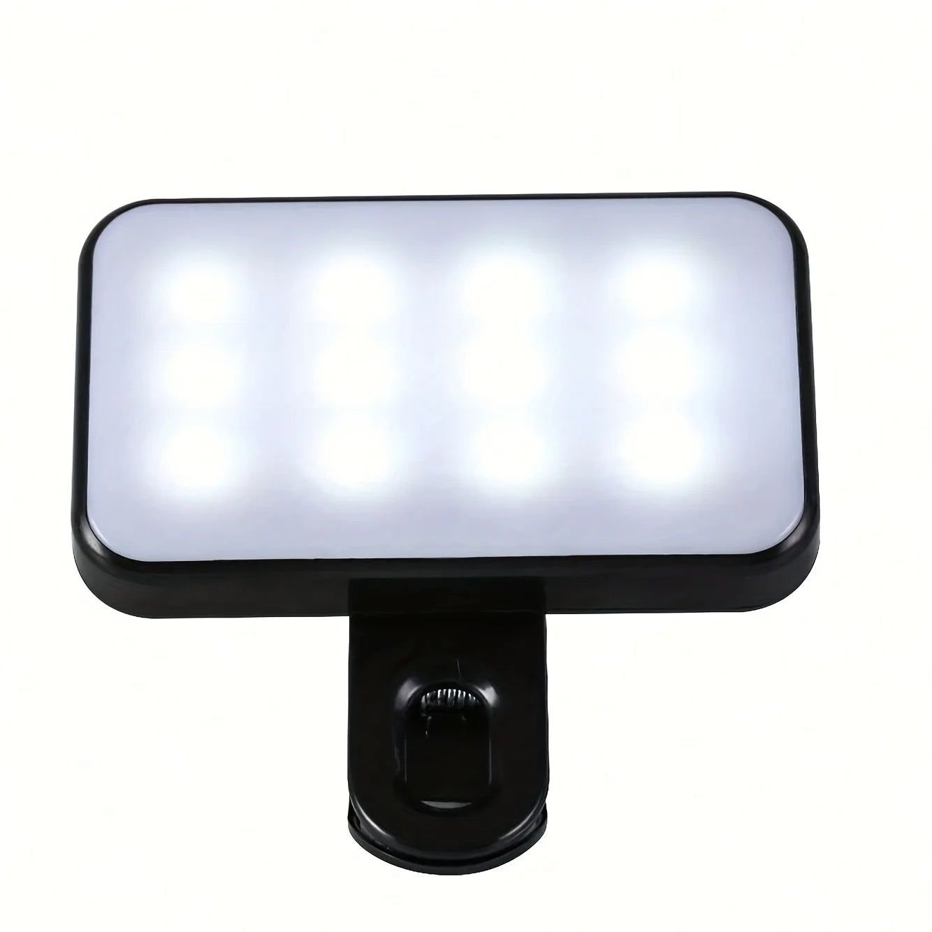 Mini Selfie Fill Light 3 Color Modes Adjustable Brightness Rechargeable Clip on Mobile Phones Computers Photography LED Lights