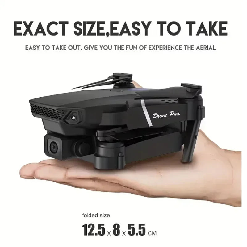 Hot E88Pro RC Drone 4K Professinal With 1080P Wide Angle Dual HD Camera Foldable RC Helicopter WIFI FPV Height Hold Apron Sell
