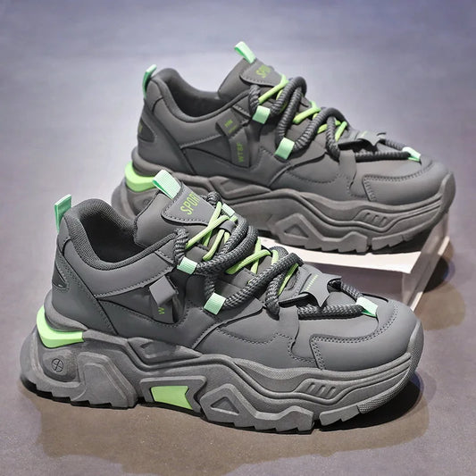 New Men's Sneakers Thick Sole Comfortable Men's Casual Shoes Trendy Mens Height Increasing Shoes Man Sports Sneakers Zapatillas