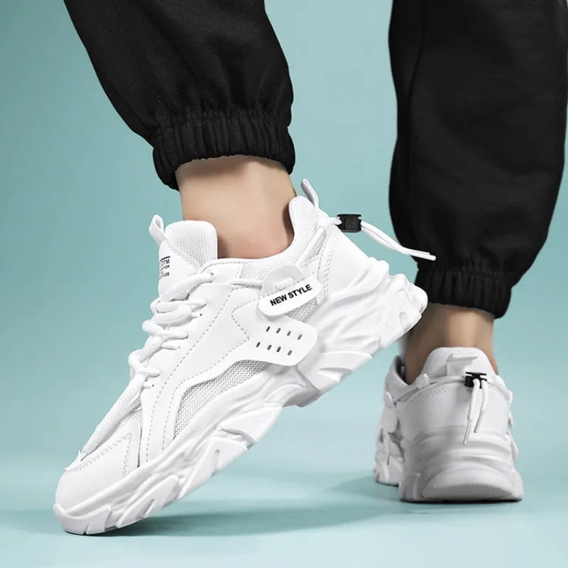 Spring Summer Men Sneakers High Quality Mesh Breathable Air Cushion Running Shoes Tennis Shoe Luxury Brand Platform Shoes Tenis