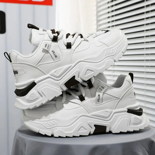 New Men's Sneakers Thick Sole Comfortable Men's Casual Shoes Trendy Mens Height Increasing Shoes Man Sports Sneakers Zapatillas