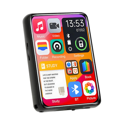 128G MP3 Player Bluetooth 5.4 HiFi MP3 Music Player Built-in Speaker 2.4inch Touch Screen MP4 Player with E-book/Video Recording