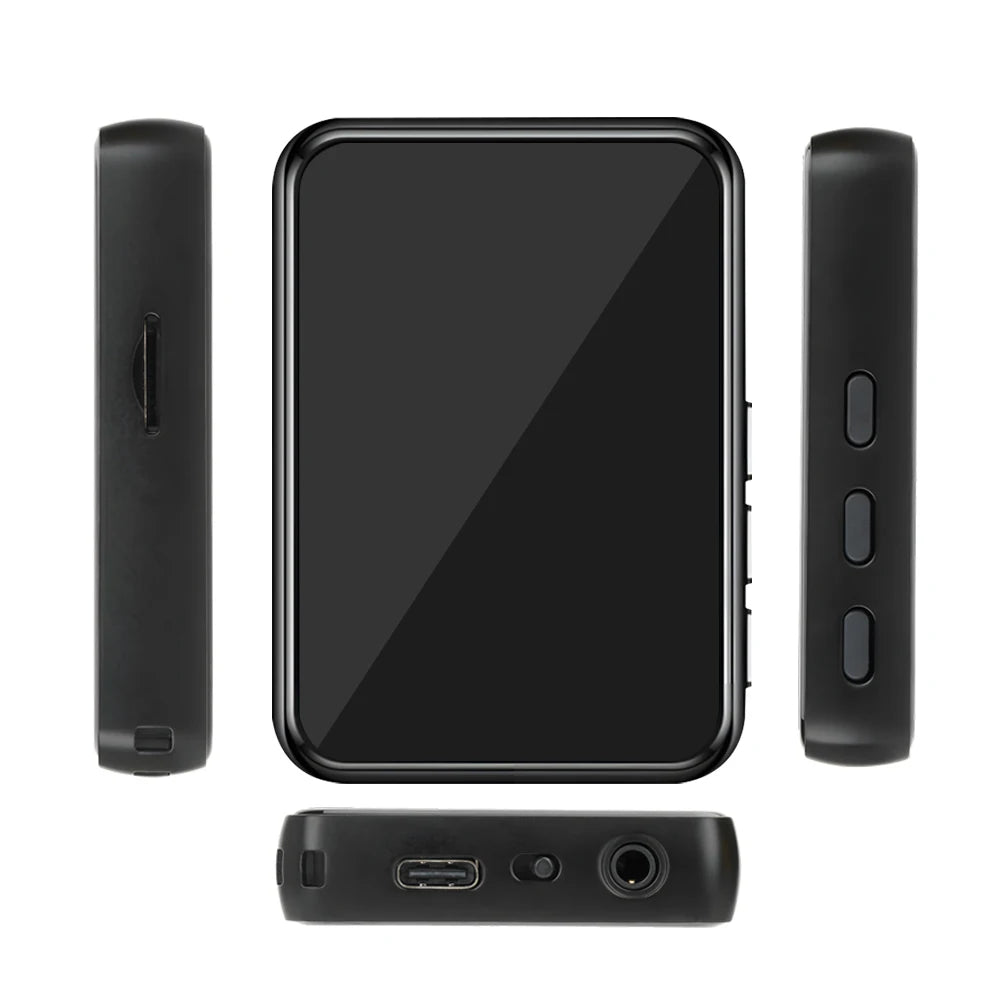 128G MP3 Player Bluetooth 5.4 HiFi MP3 Music Player Built-in Speaker 2.4inch Touch Screen MP4 Player with E-book/Video Recording