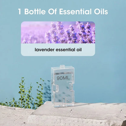 Wireless Hang Aromatherapy Machine Air Freshener Purifier with Night Light Essential Oil Perfume Diffuser Living Room Deodorizer
