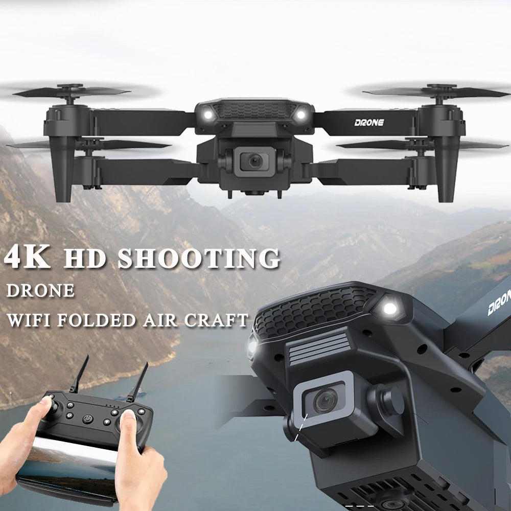 E88 Pro Brushless Drone with camera RC Drone 4K Professinal HD Camera Foldable Dron Helicopter WIFI Aerial Photography Boy Toys