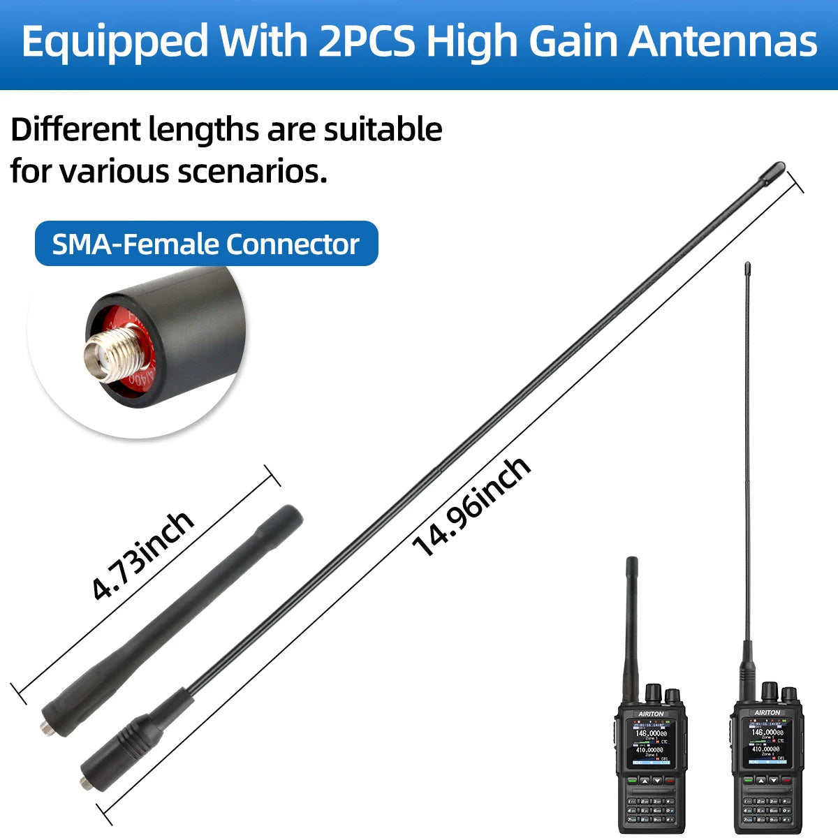 AIRITON DM-168 DMR Digital Analog  Walkie Talkie Dual Mode AES256 Encryption Amateur for AT-D168UV with Type-C Two Way Radio