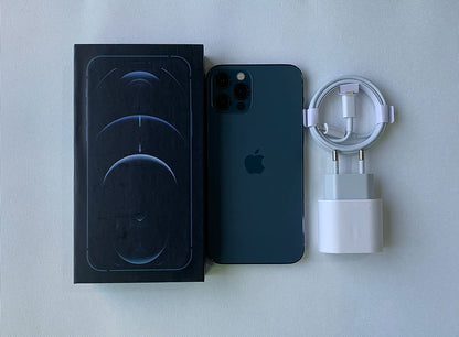Original Apple iPhone 12 Pro 5G Mobile Phone Face ID 128GB/256GB NFC 6.1'' OLED 12MP 4K@60fps A14 Bionic Hexa-Core SmartPhone